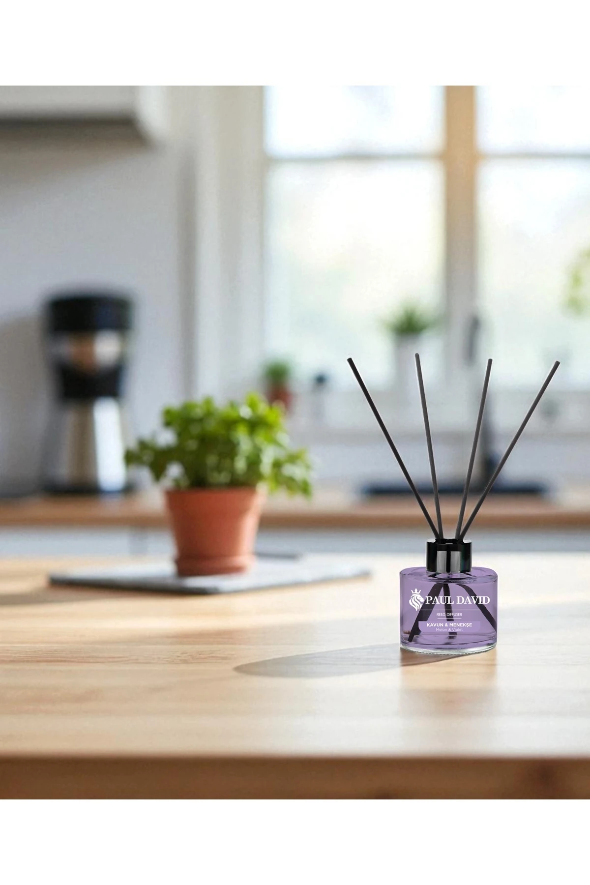 Kavun & Menekşe Yüksek Koku Yayılımlı Dekoratif Bambu Çubuklu Oda Kokusu 145 ml