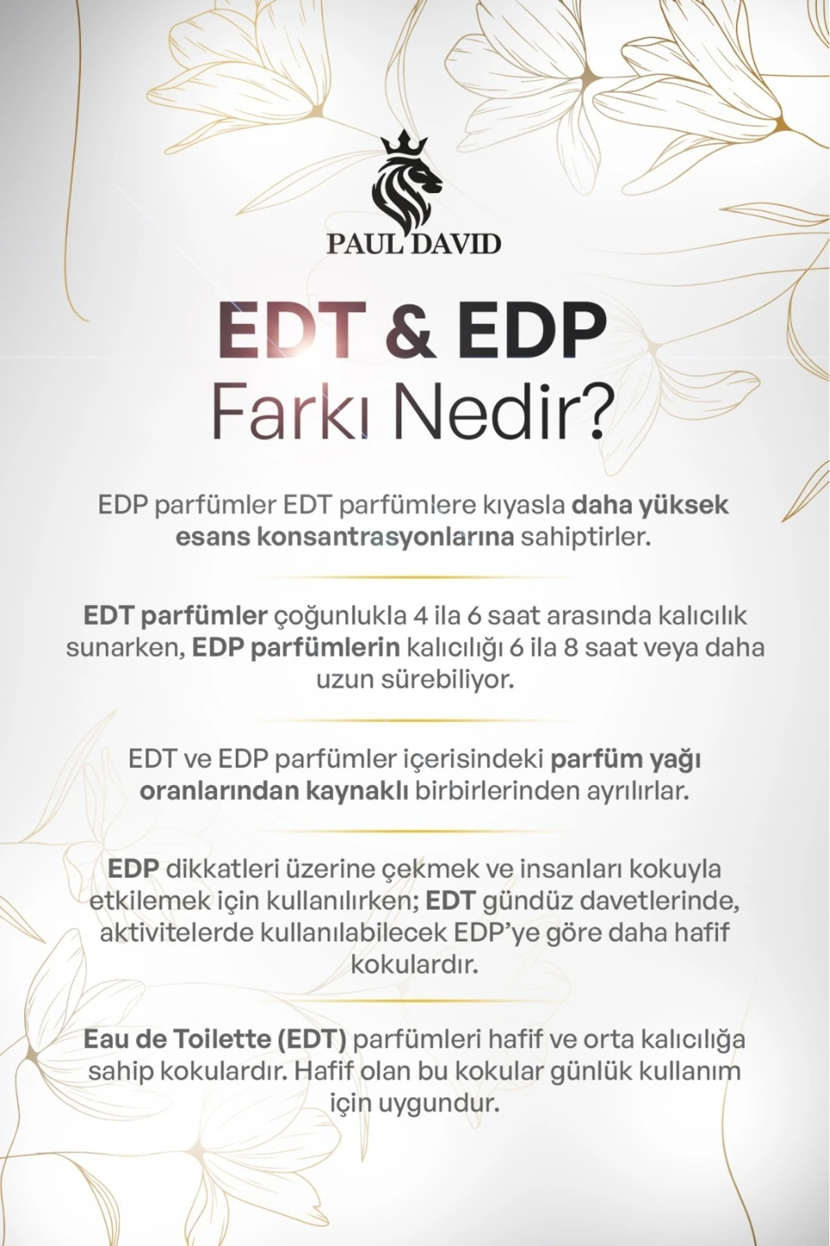 K-133 Chypre Kadın Parfüm EDP Uzun Süre Kalıcı 50 ml