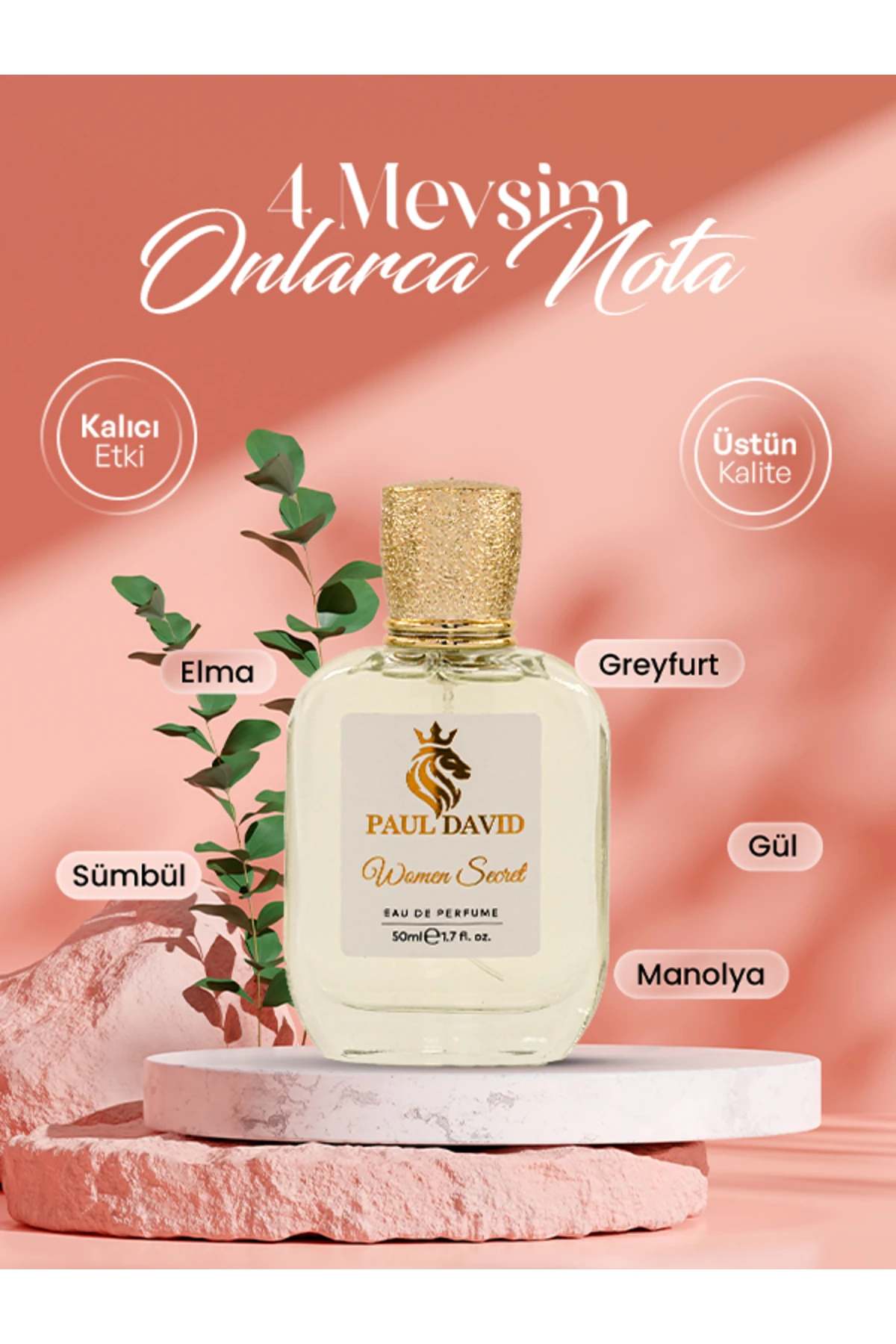 K-101 FRESH ÇİÇEK PARFÜM UZUN SÜRE KALICI 50ML