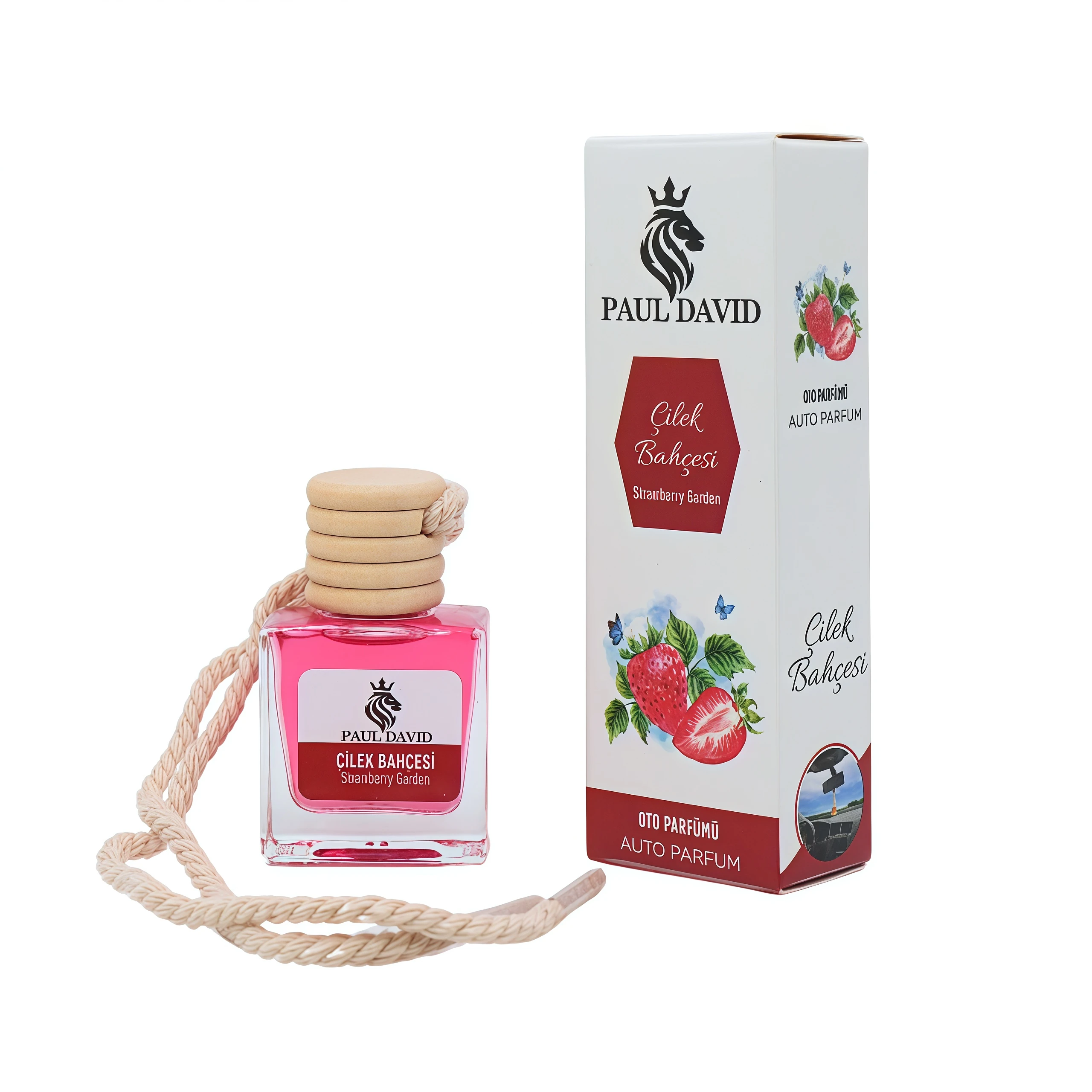 Dekoratif Araç Oto Kokusu Çilek Bahçesi 10ml image