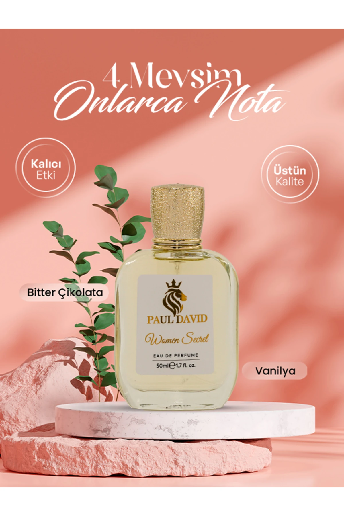 K-255 BİTTER ÇİKOLATA EDP PARFÜM UZUN SÜRE KALICI 50ML