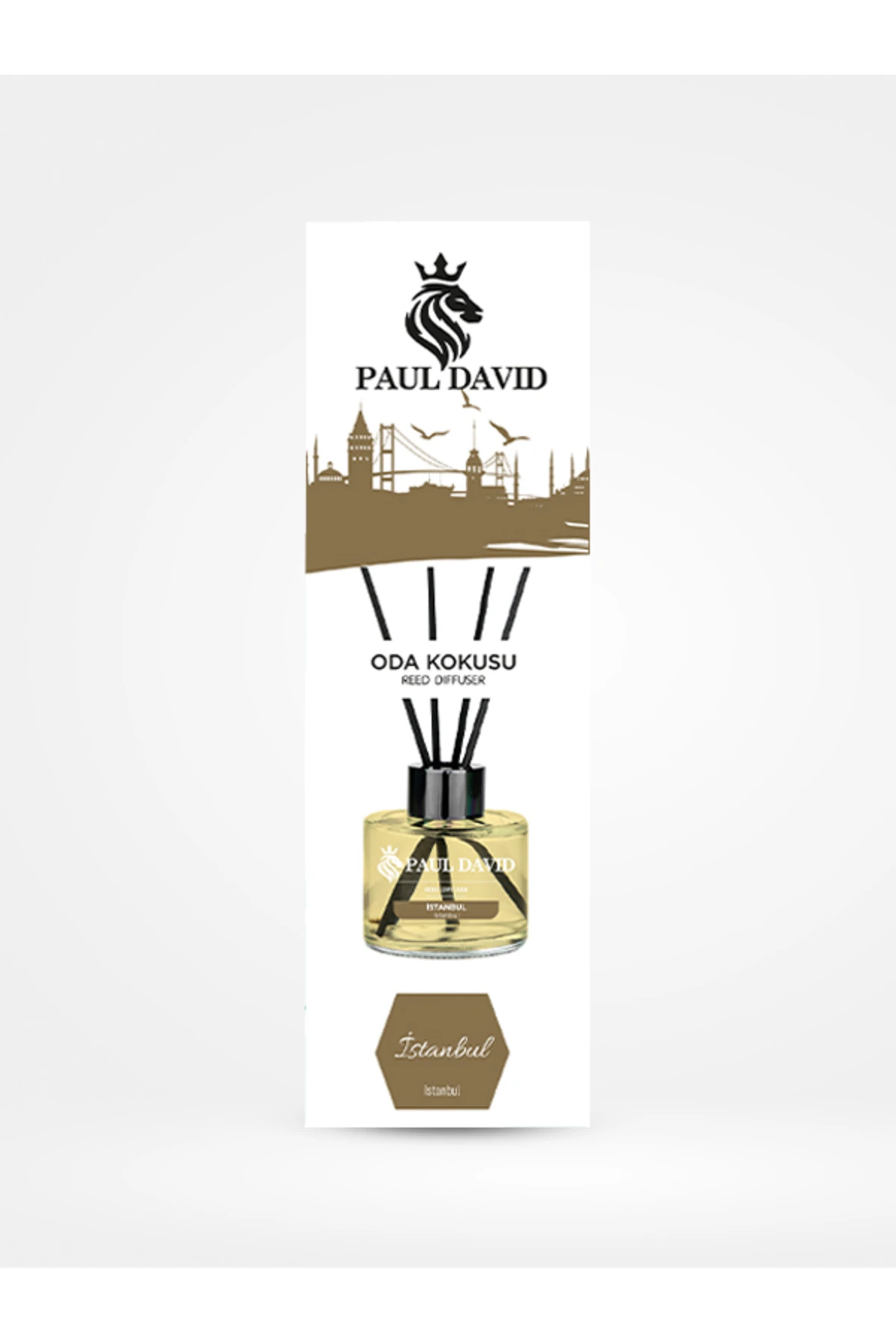 İstanbul Yüksek Koku Yayılımlı Dekoratif Bambu Çubuklu Oda Kokusu 145 ml