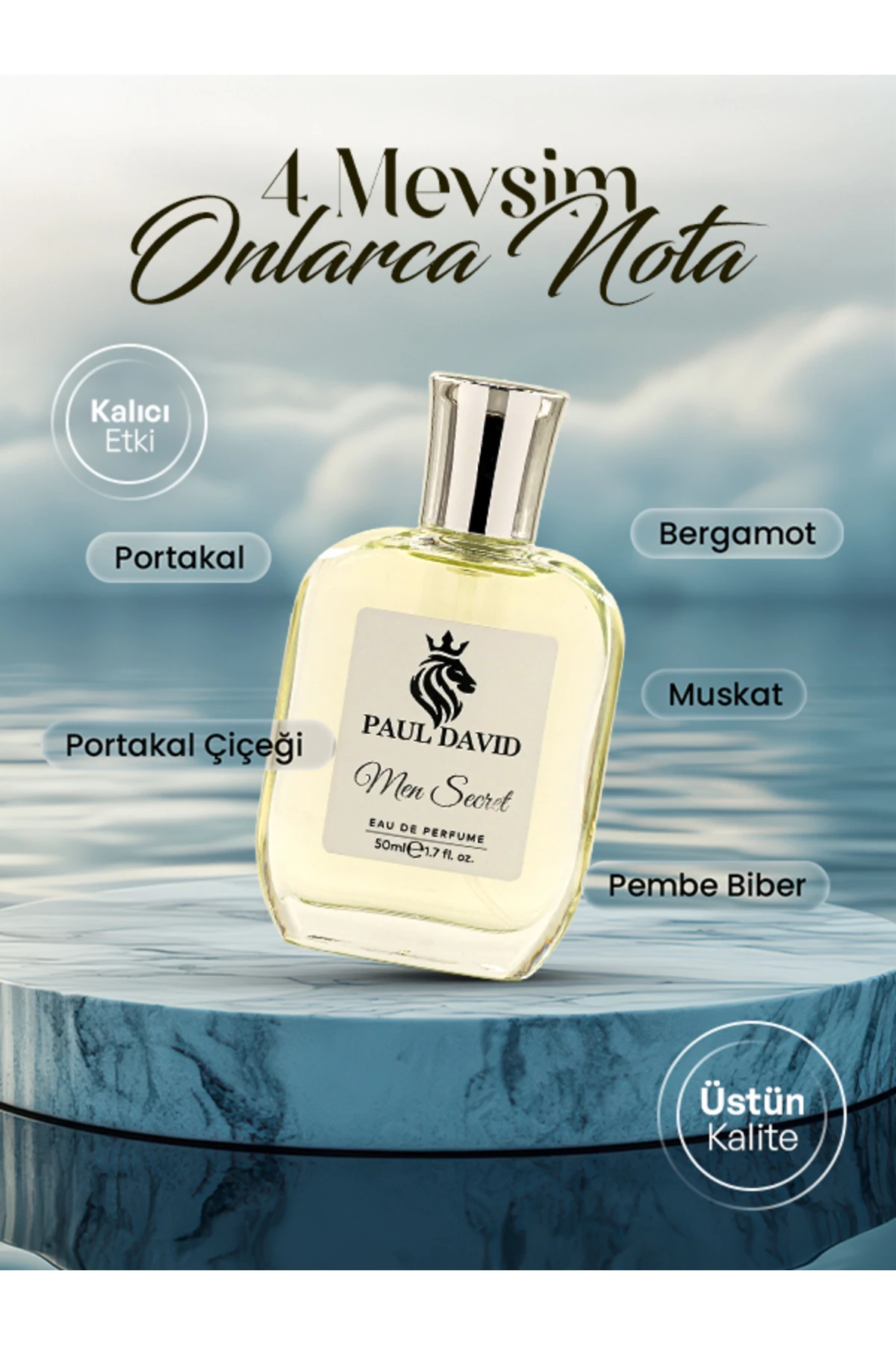 E-202 ORYANTAL ÇİÇEK EDP PARFÜM UZUN SÜRE KALICI 50ML