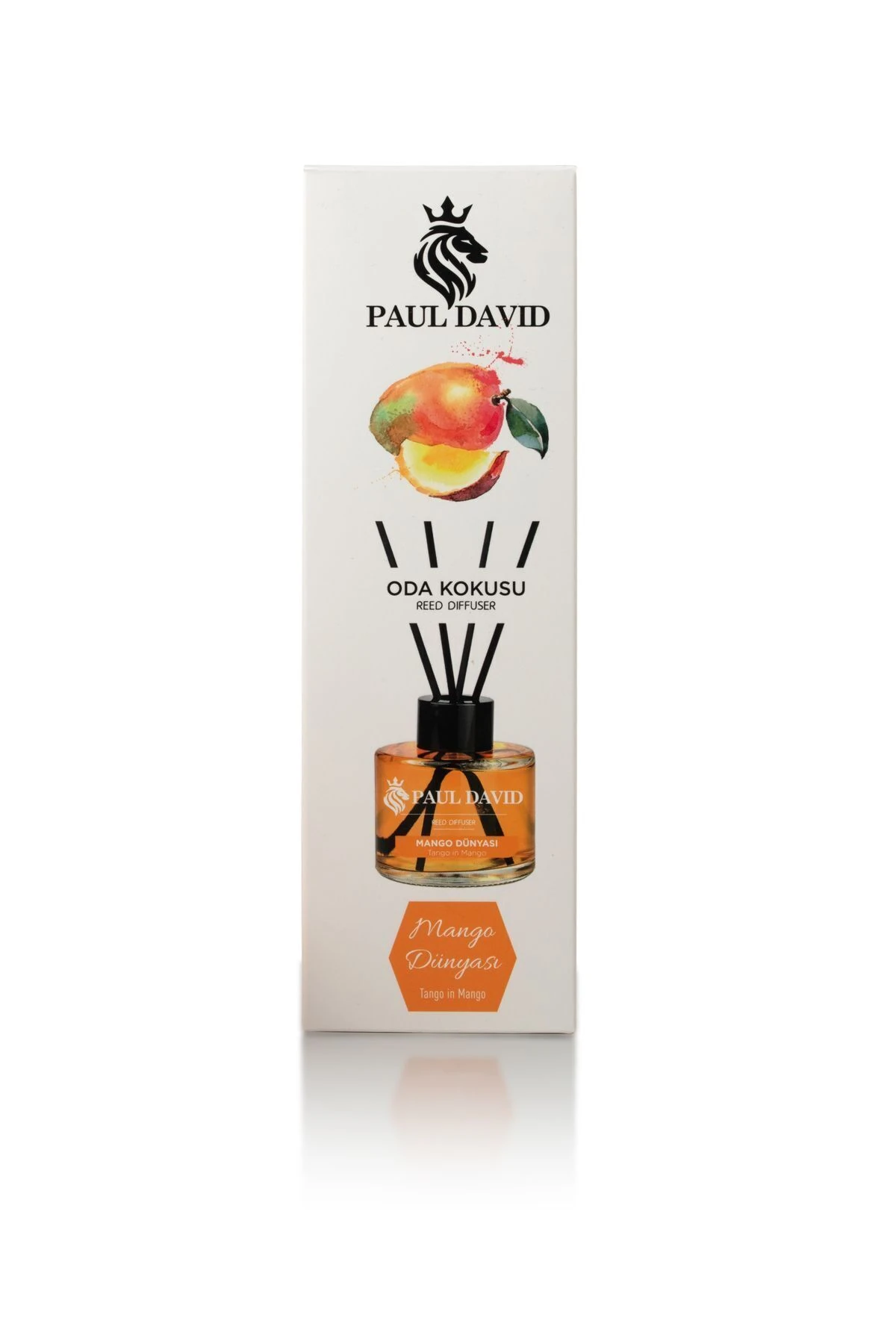 Mango Dünyası Yüksek Koku Yayılımlı Dekoratif Bambu Çubuklu Oda Kokusu 145 ml