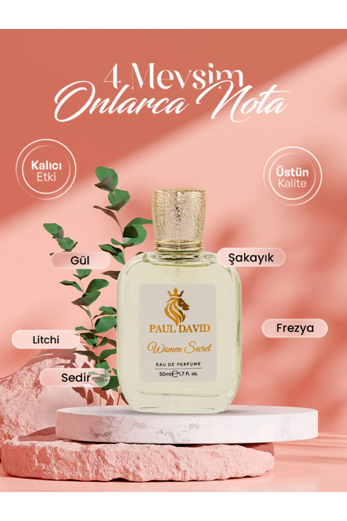 K-076 ÇİÇEK PARFÜM UZUN SÜRE KALICI 50ML