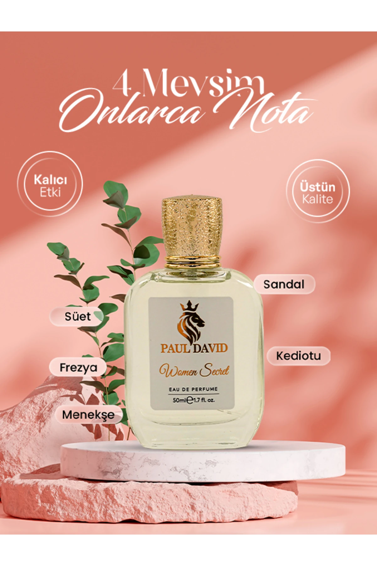 K-195 ÇİÇEK ODUNSU PARFÜM UZUN SÜRE KALICI 50ML