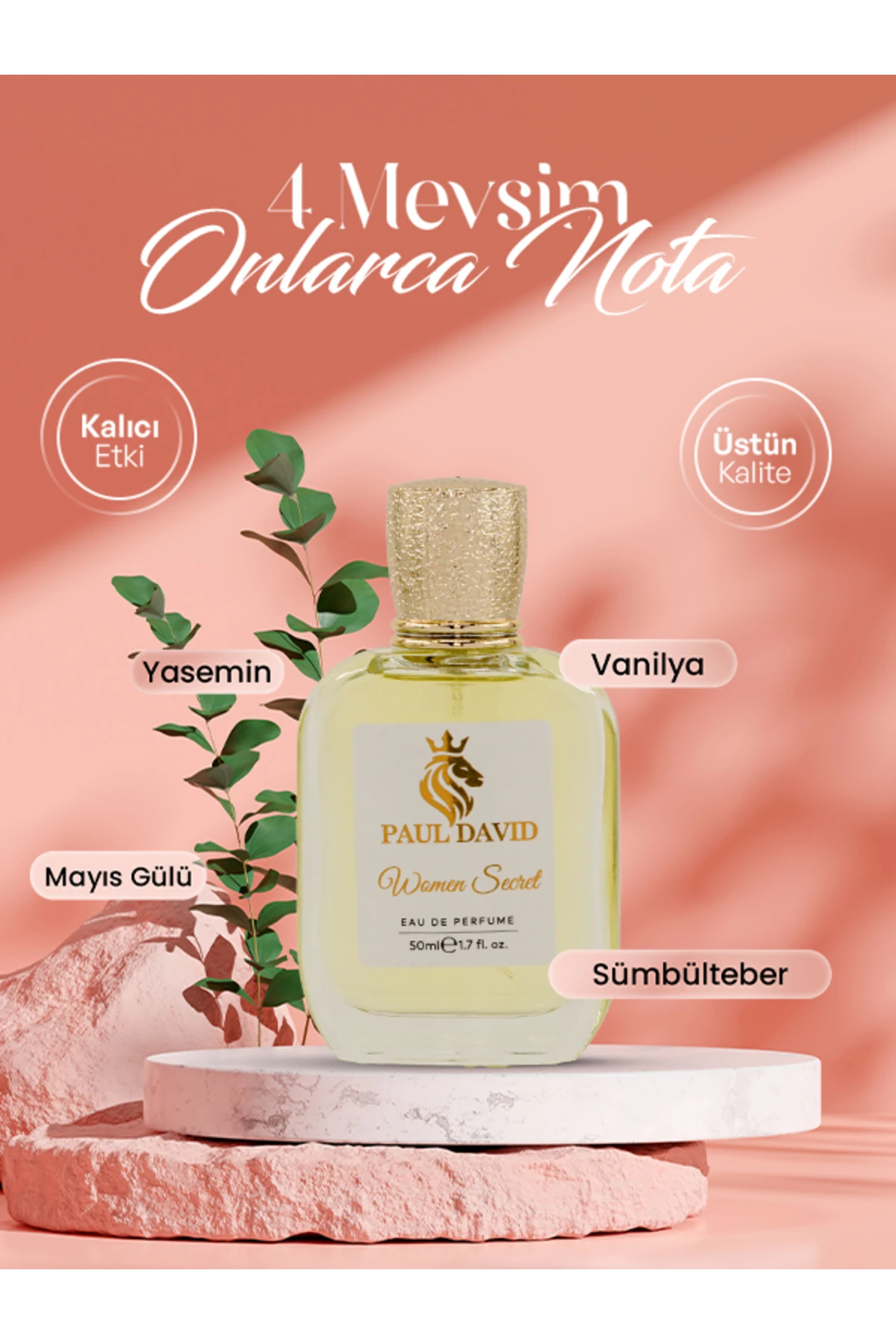 K-062 ÇİÇEK PARFÜM UZUN SÜRE KALICI 50ML