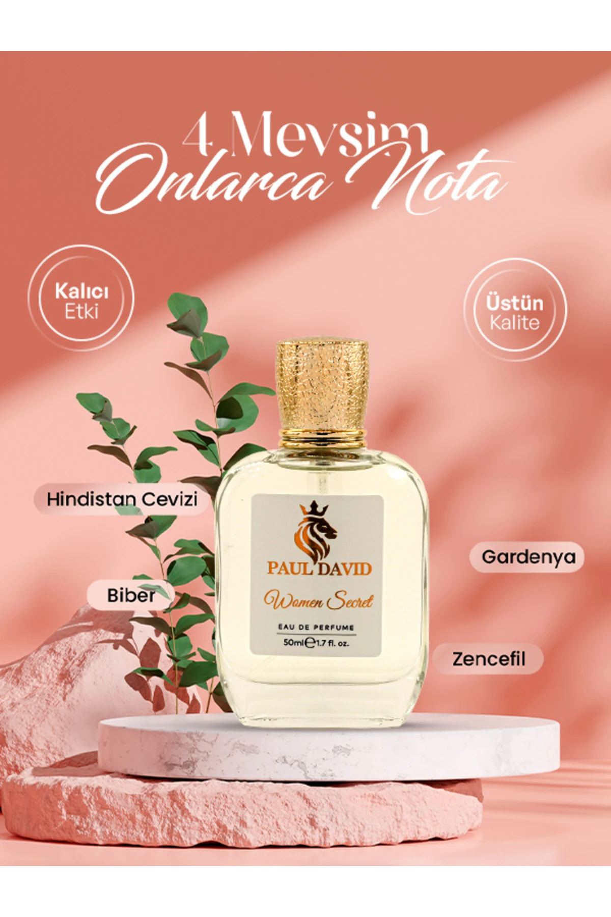 K-301 ORYANTAL ÇİÇEK EDP PARFÜM UZUN SÜRE KALICI 50ML