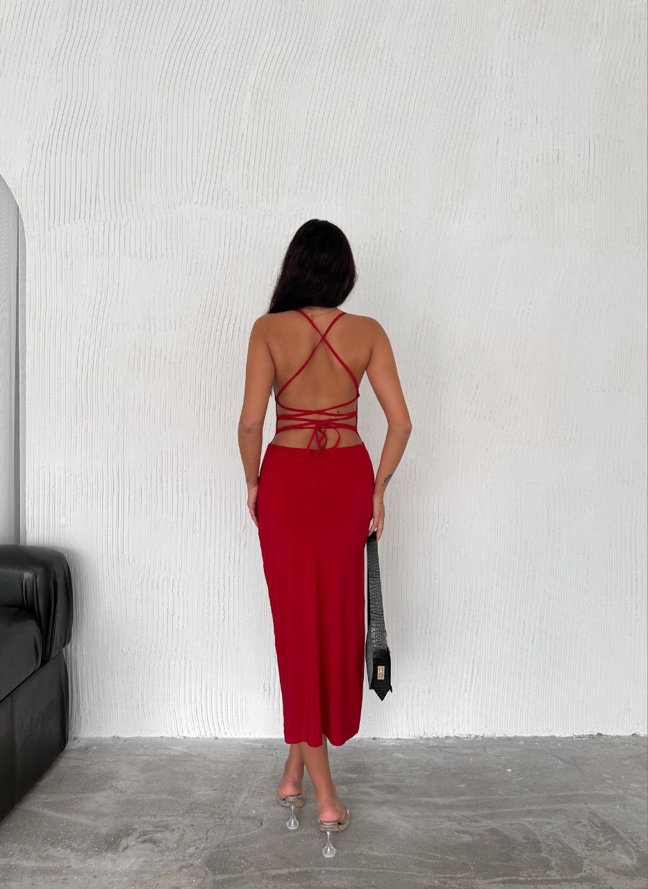 BACK DETAIL DRESS