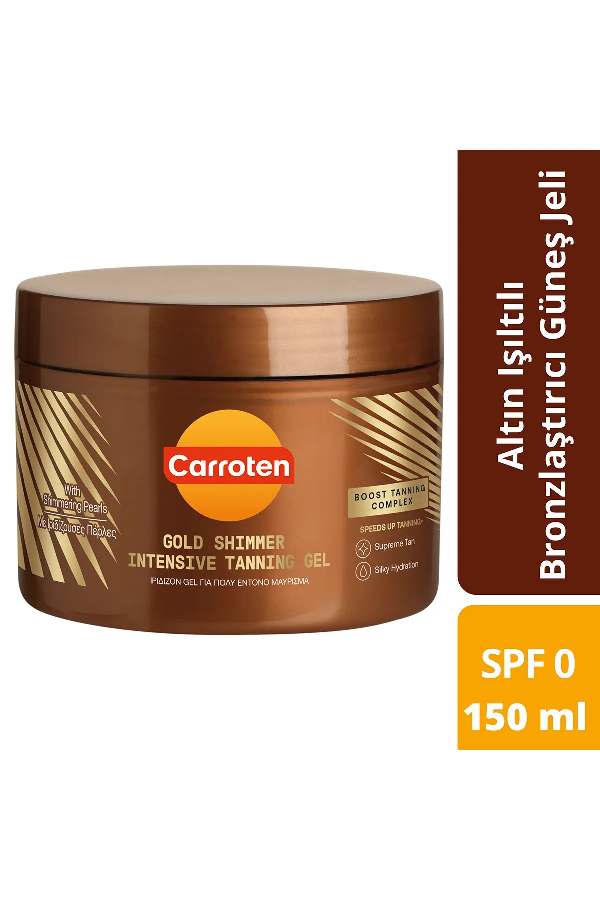 Gold Shimmer Tanning Spf'siz Altın Işıltılı Bronzlaştırıcı Güneş Jeli 150ml