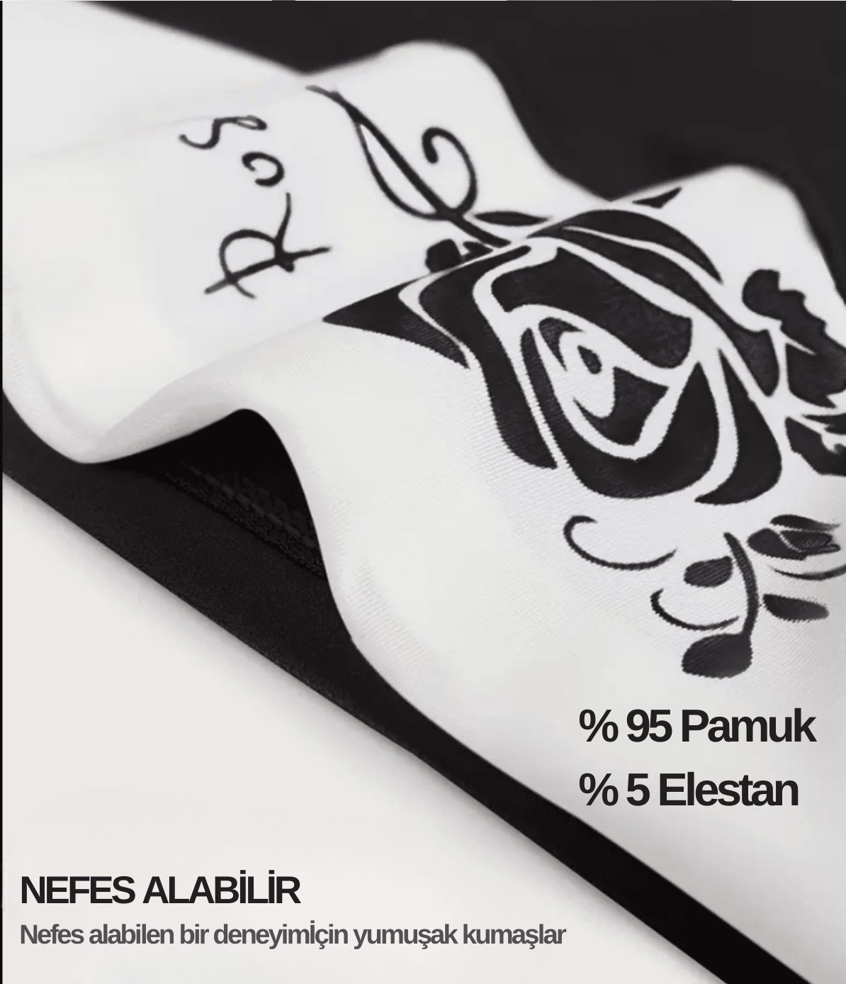Rose Serisi 2 Adet Siyah Kadın Pamuklu Külot Yüksel Bel Külot Yumuşak, Rahat Giyim