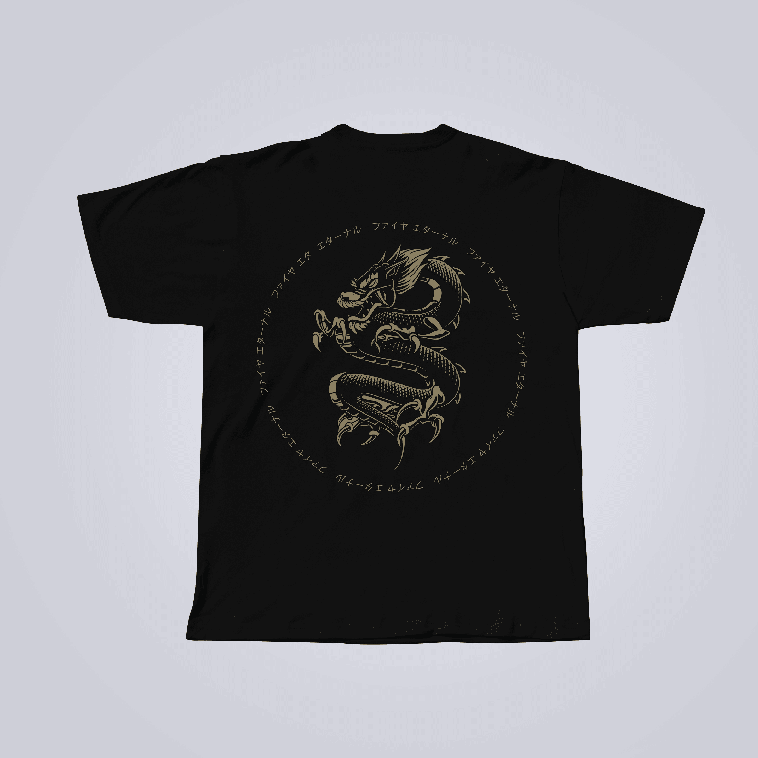 Eternal Fire Gold Dragon T-Shirt