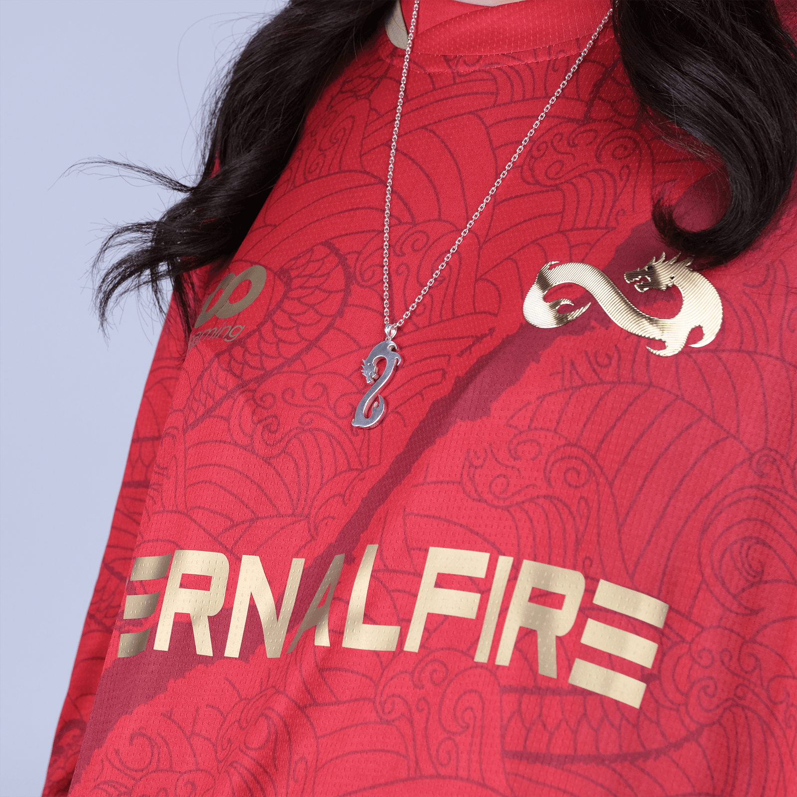 Eternal Fire Silver Necklace