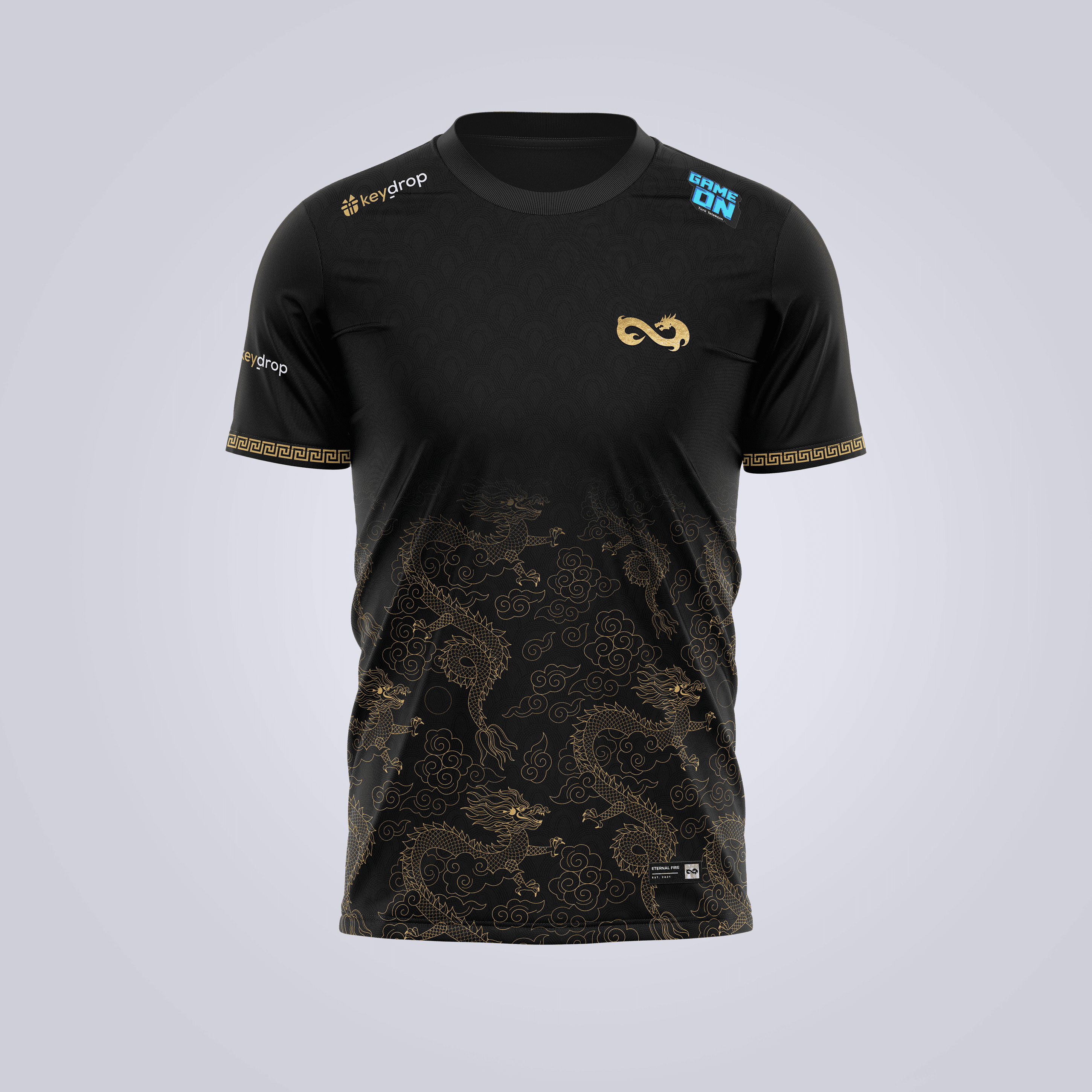 Eternal Fire Pro Kit Gold Dragon Jersey