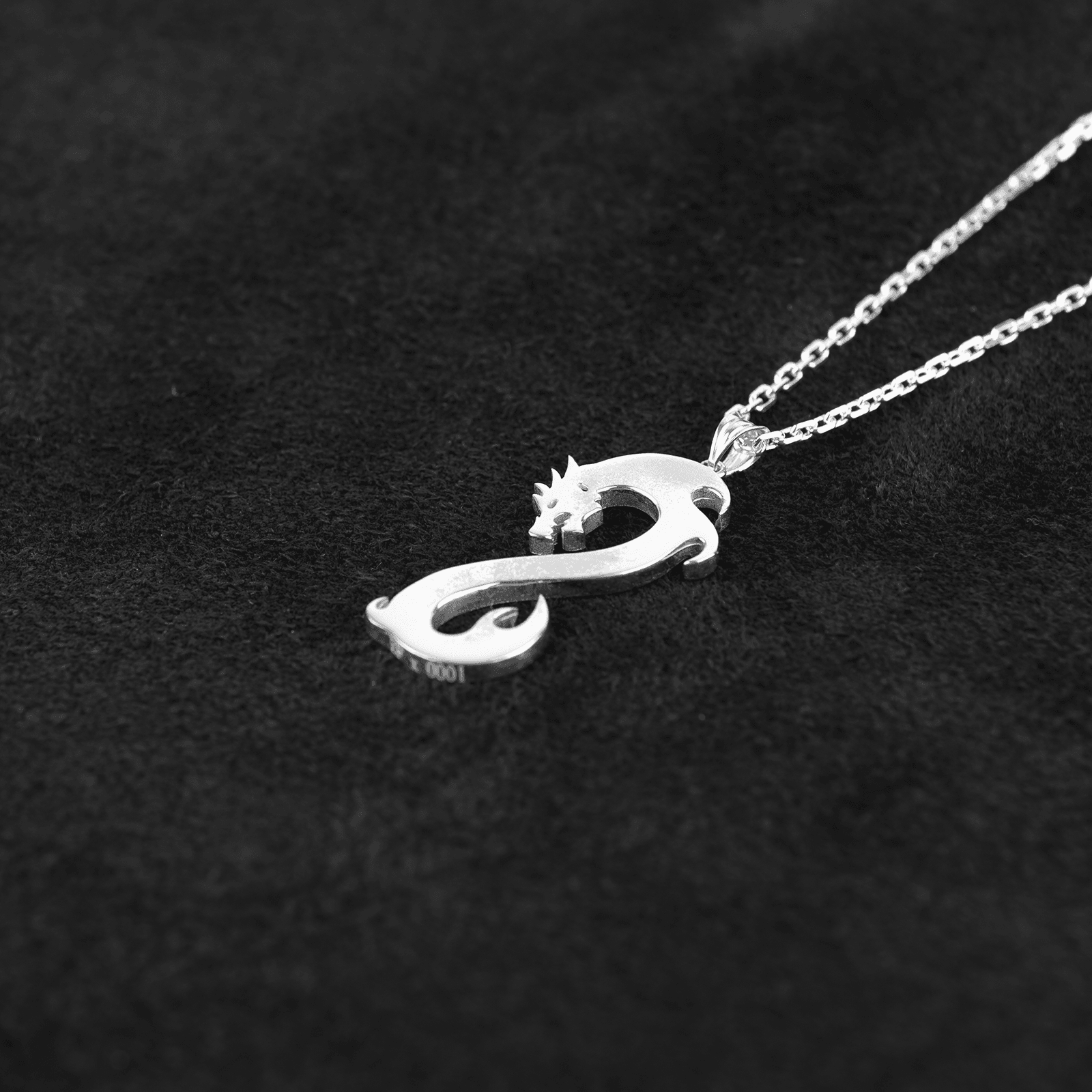 Eternal Fire Silver Necklace