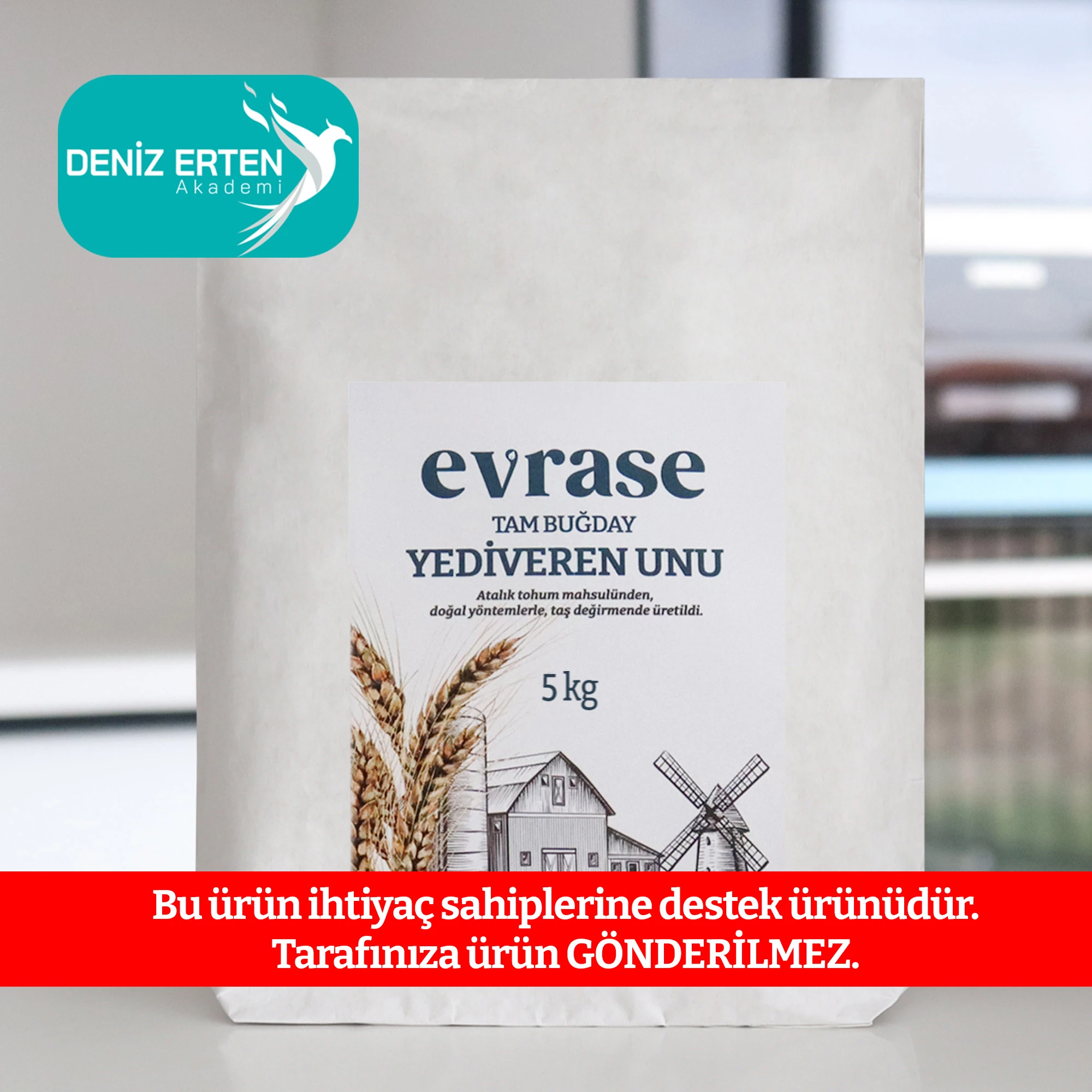 Tam Buğday Unu (5kg İhtiyaç Sahiplerine Destek Unu)