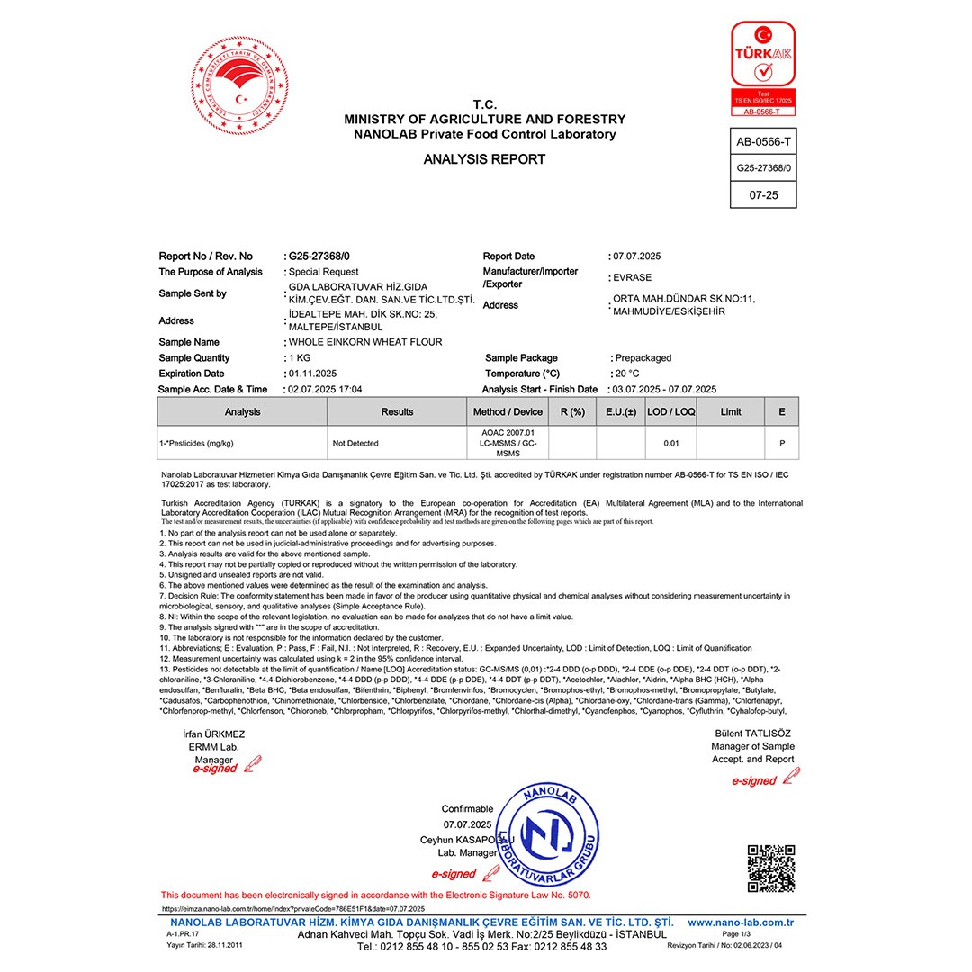 Atalık Dinkel Unu 1 kg