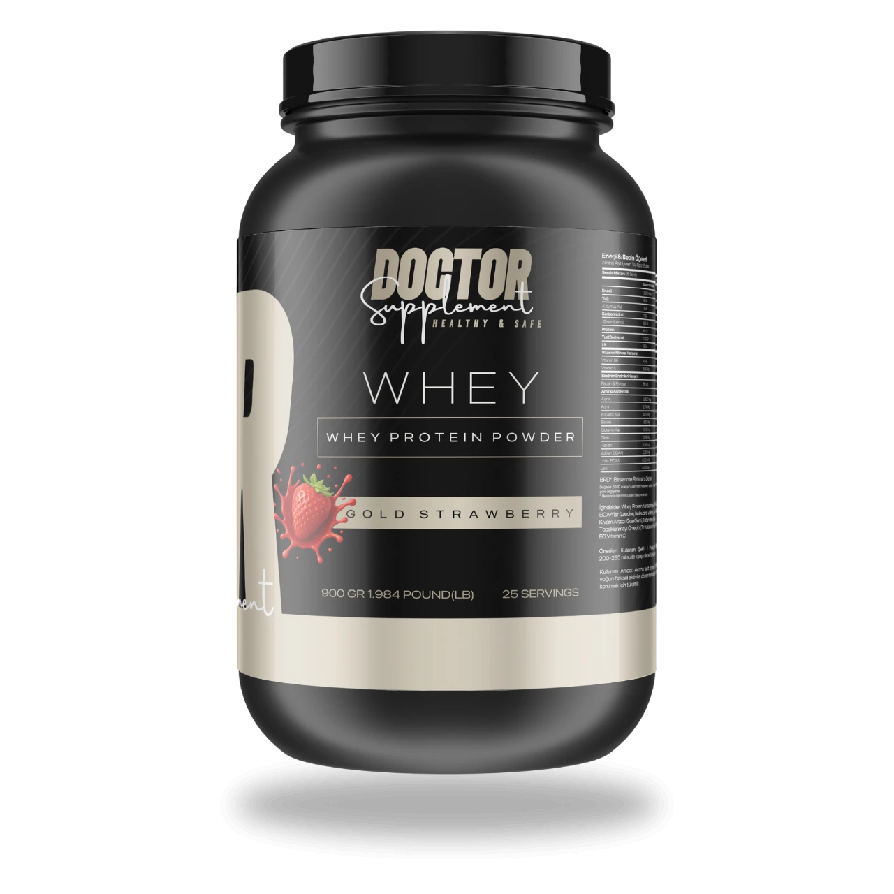 WHEY 900 GR 25 SERVİS ÇİLEK