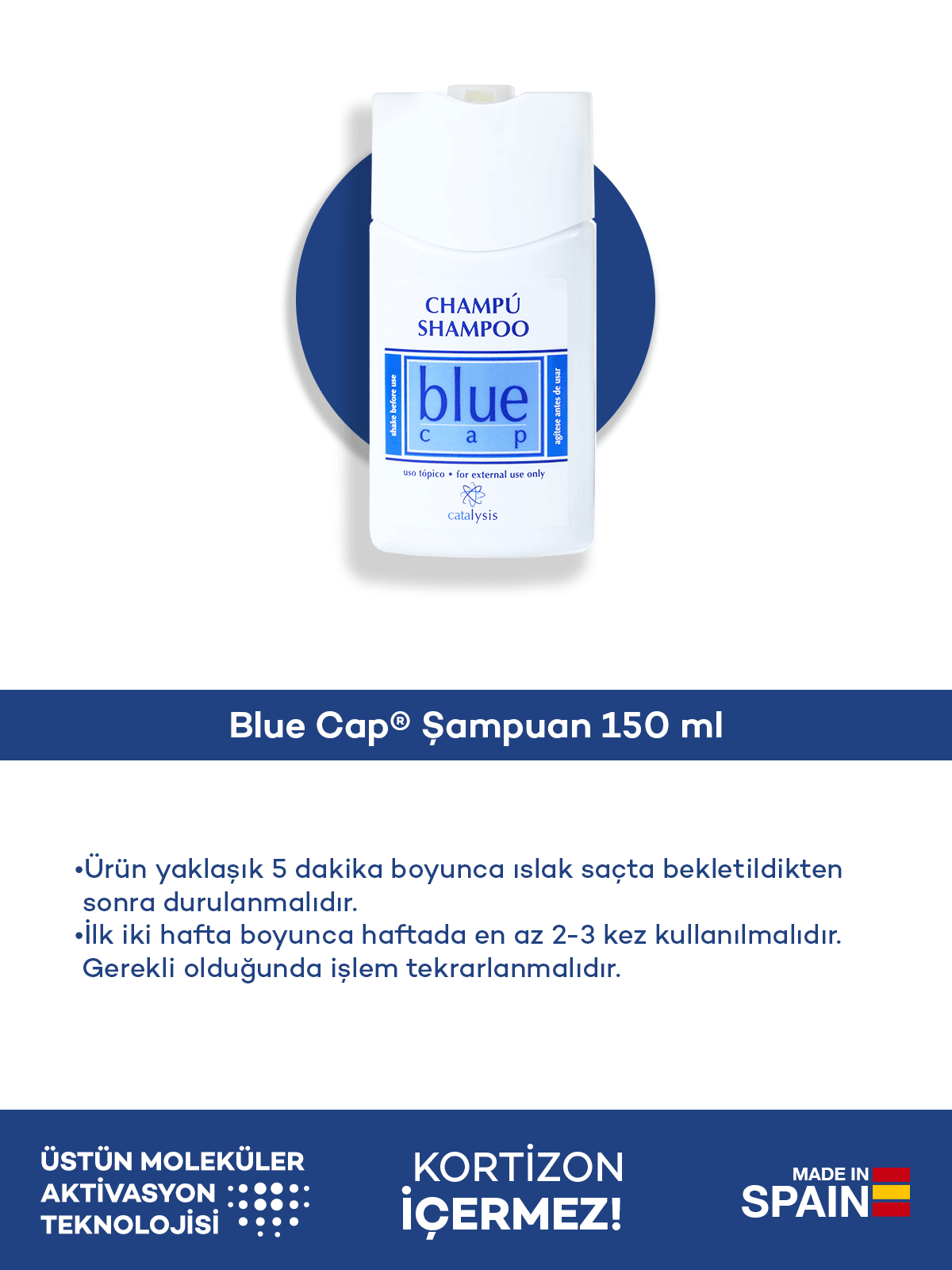 Blue Cap® Şampuan 150 ml