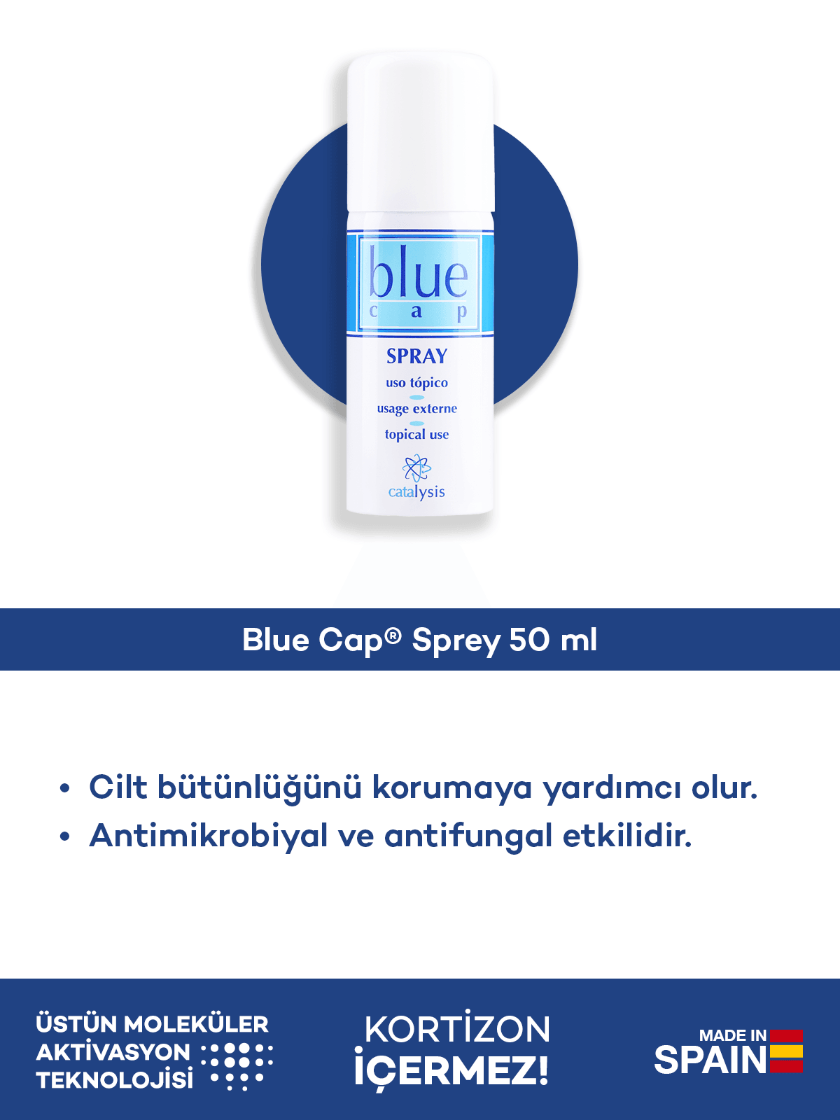 Blue Cap® Şampuan 150 ml + Blue Cap® Sprey 50 ml