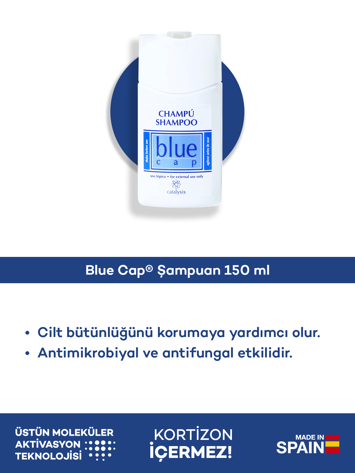 Blue Cap® Krem 50 gr + Blue Cap® Şampuan 150 ml