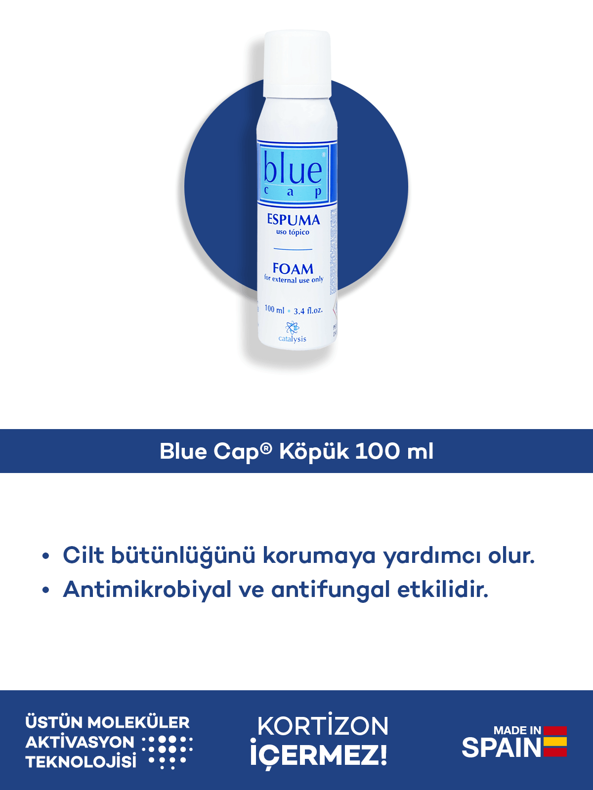 Blue Cap® Krem 50 gr + Blue Cap® Köpük 100 ml