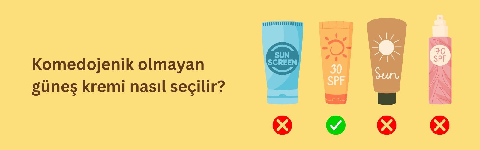 Komedojenik Olmayan Güneş Kremi Nasıl Seçilir?