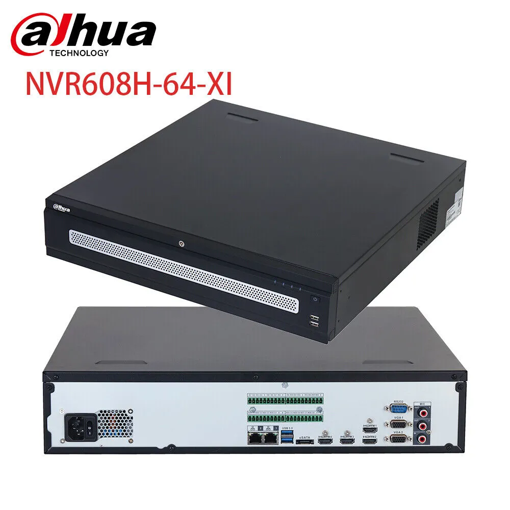 Dahua NVR608H‐64‐XI 64 Kanal 4K H265+ Raid Özellikli