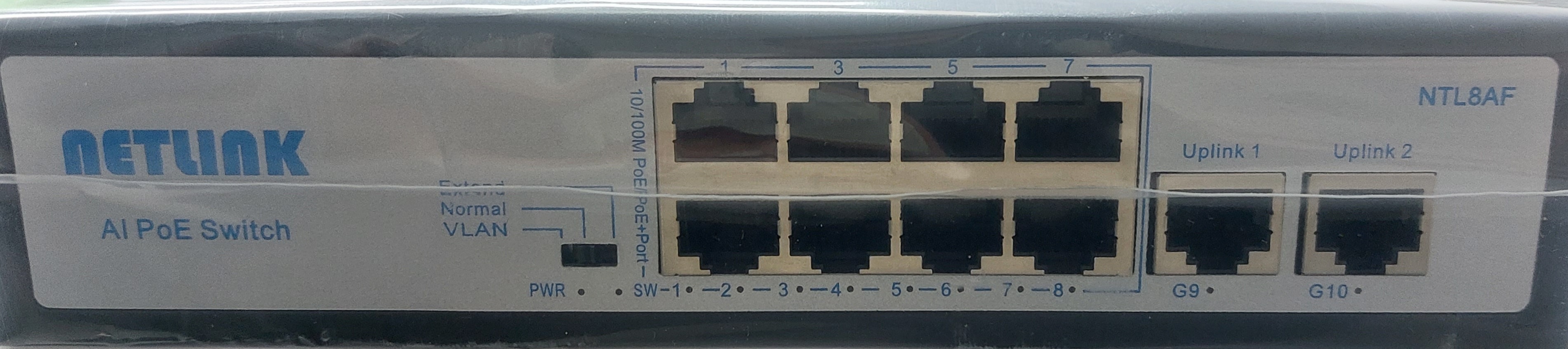 Netlink 8 Port Poe 2 Port Gigabit Uplink Poe Switch