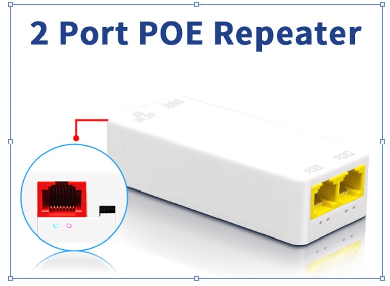 Poe Extender 1 Giriş 2 çıkış Poe Çoğaltıcı