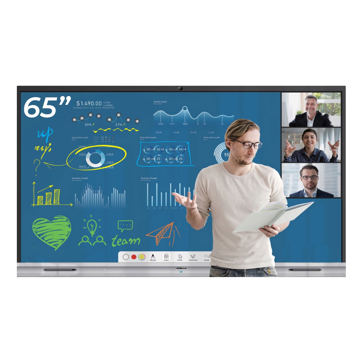 Dahua LCH65-MC410-B 65" 4K Android 9,0 Dört Çekirdek
