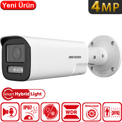 Hikvision DS-2CD1643G2-LIZSU 4MP Renkli Sesli Motorize
