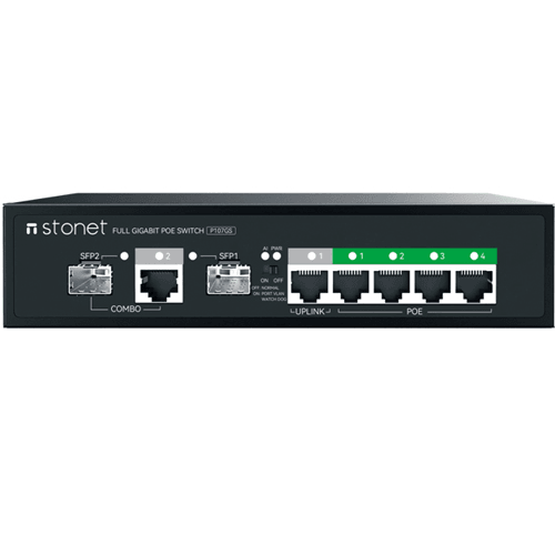 Stonet 4 Port Gigabit Poe 1XGBPOE + 1X2SFP 65W