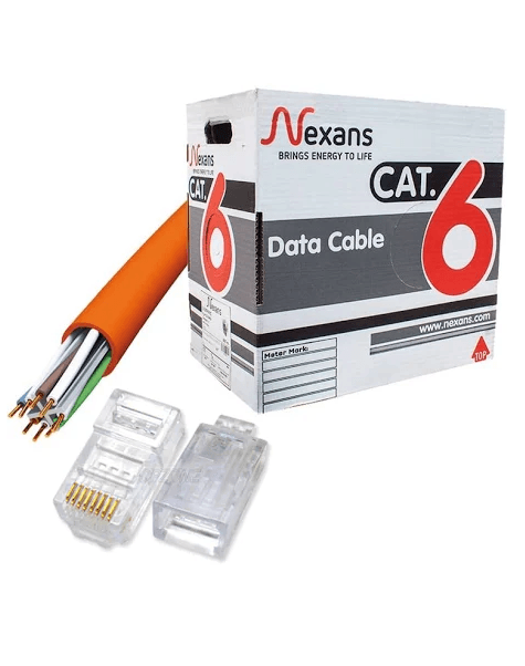 Nexans Cat6 Veri İletişim Network Bakır Data Kablosu 305 Metre