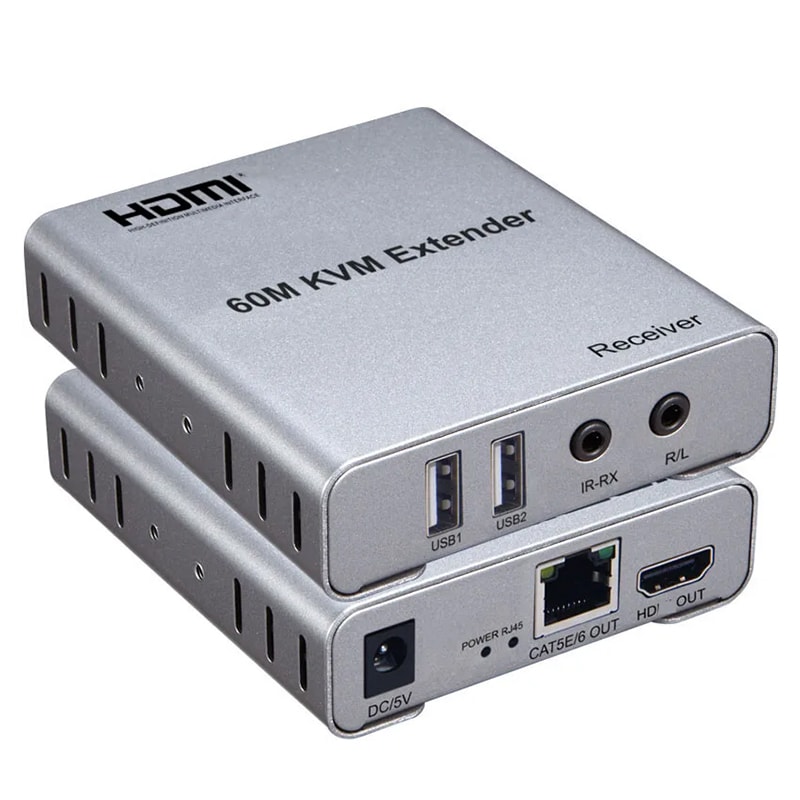 HDMI EXTENDER  60 Metre HDMI USB KVM Aktarıcı