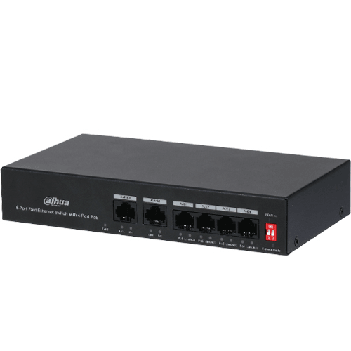 Dahua PFS3006-4ET-36 4-Port Hızlı Ethernet PoE Switch
