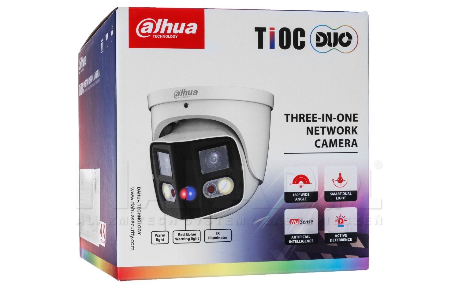 Dahua IPC-PDW3849-A180-AS-PV 2 X 4MP 180 Derece Dome