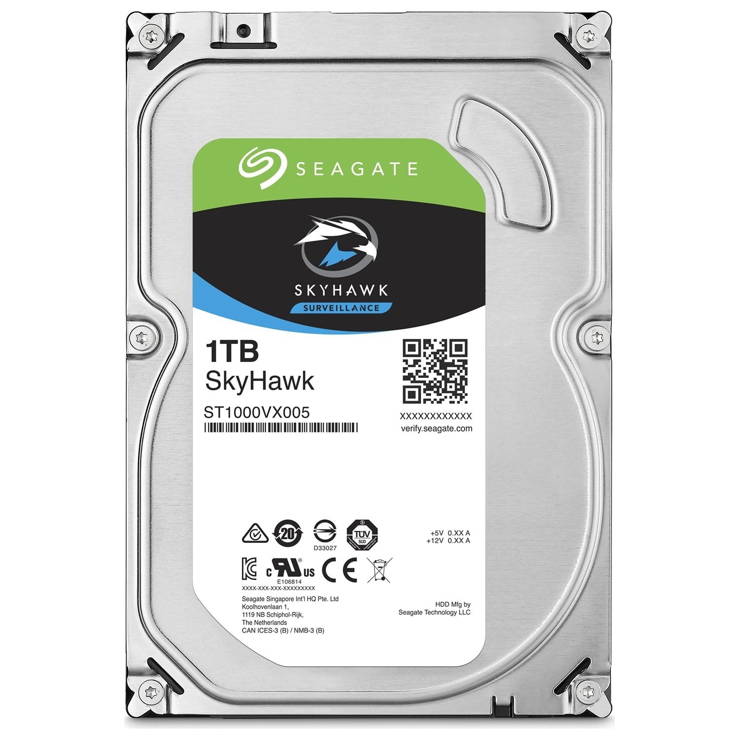 Seagate Skyhawk 1TB 7/24 Orjinal Distribütör Garantili Harddisk