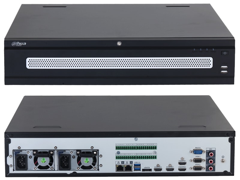 Dahua NVR608RH‐64‐XI 64 Kanal 4K H265+ 8 HDD Raid
