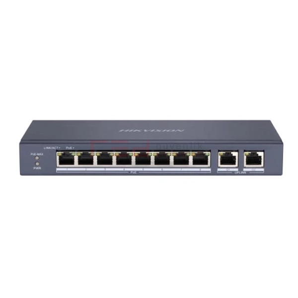 Hikvision DS-3E0310P-E/M 8 Port Poe switch 2 Uplink Gigabit