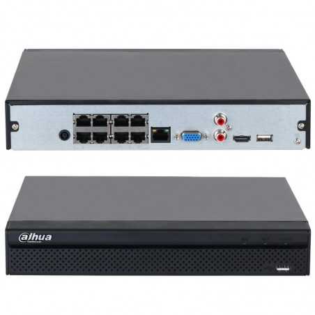 Dahua NVR2108HS-8P-4KS3 H265+ 8 Kanal 8 Poe Nvr Kayıt Cihazı