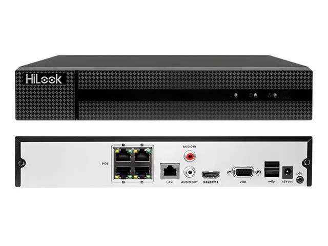 Hikvision Hilook HILOOK NVR-104MH-C/4P H265+ 4 Kanal 4 Poe Nvr