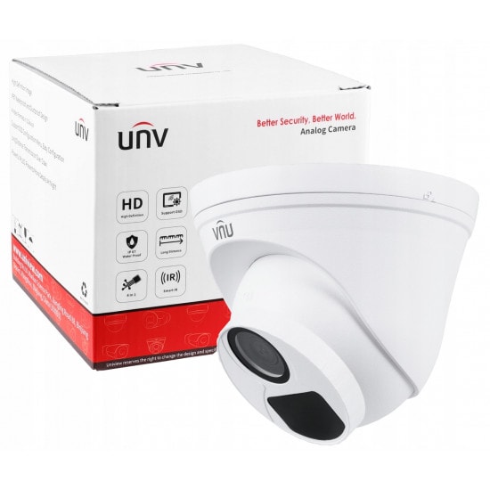 UNV UAC-T115-F28 5MP 2.8MM Geniş Açılı Hibrit AHD IR Dome Kamera