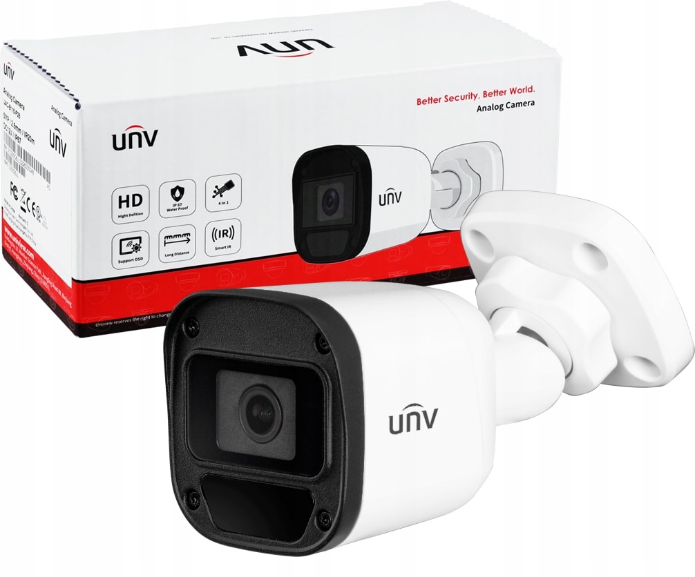 UNV UAC-B115-F28 2.8MM Geniş Açılı 5MP AHD IR Bullet Kamera