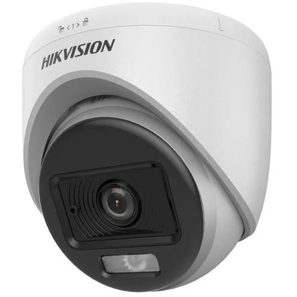 Hikvision DS-2CE70KF0T-LPFS 5MP 3K Sesli Renkli AHD TVI Dome