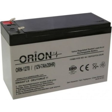 12 volt 7 amper Alarm Paneli Aküsü