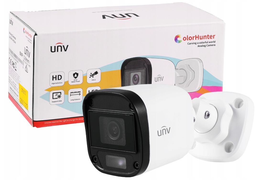 UNV UAC-B112-F28-W Full Color Renkli
