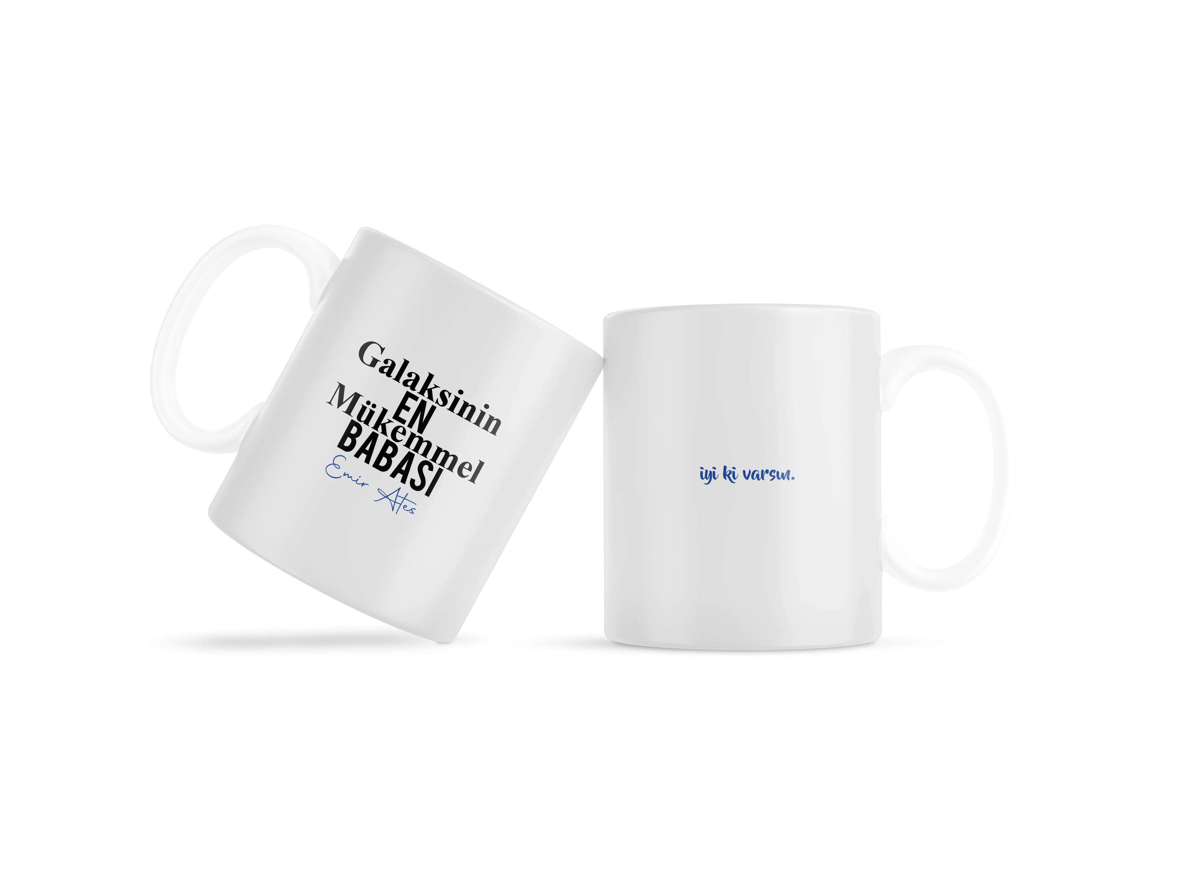 İsimli Galaksinin En Mükemmel Babası Kupa Bardak