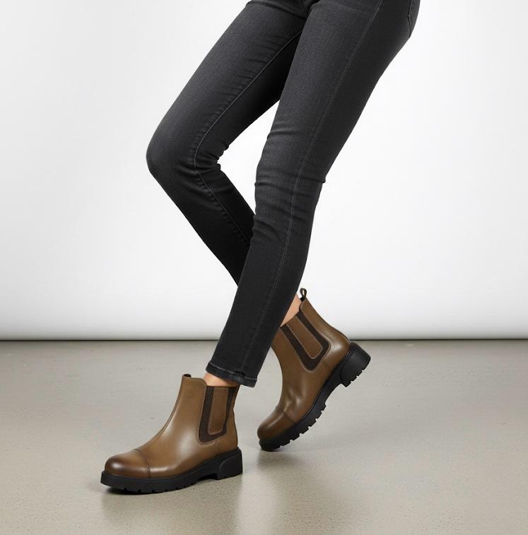 Mira Kadın Deri Bot Ortopedik Tabanlı Extra Rahat Özel Termolight Taban Bot