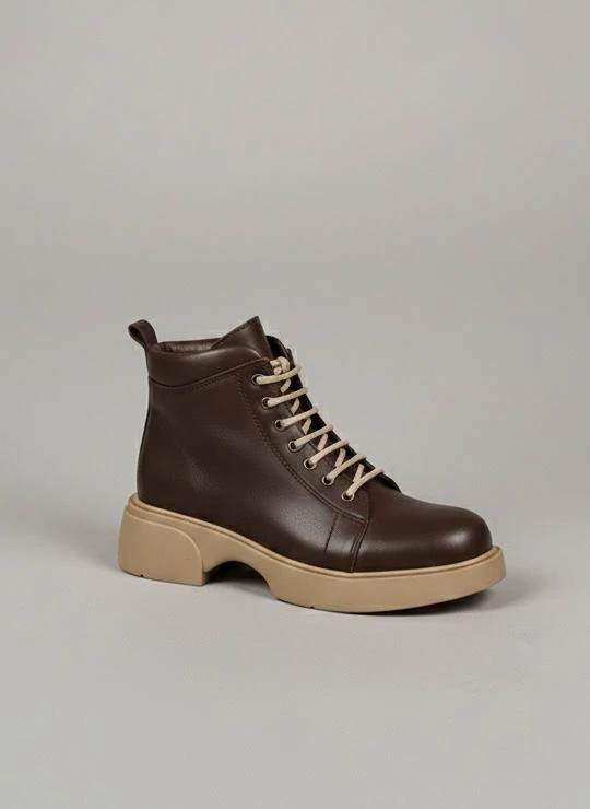 Mira Kadın Deri Bot Ortopedik Tabanlı Extra Rahat Özel Termolight Taban Bot